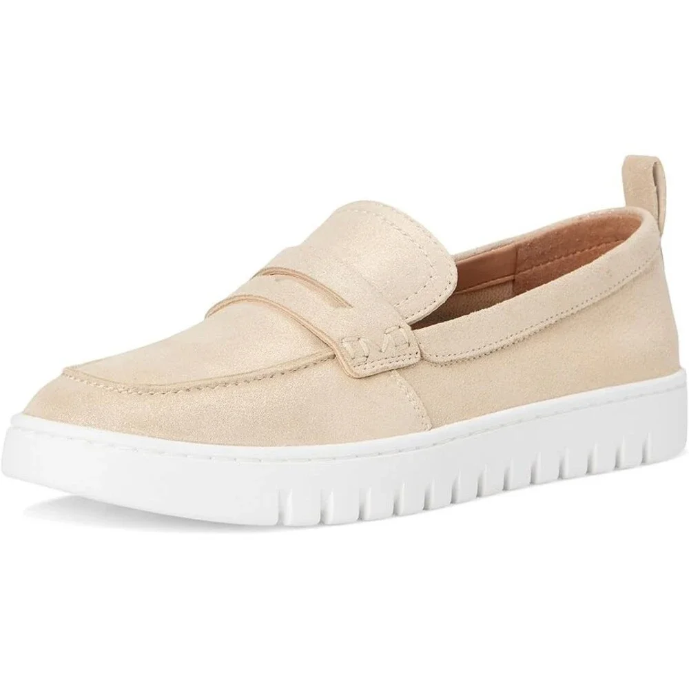 Vionic Uptown I6609L4701 Loafer Women's US 5 Beige Leather Casual Shoes HAWK2133